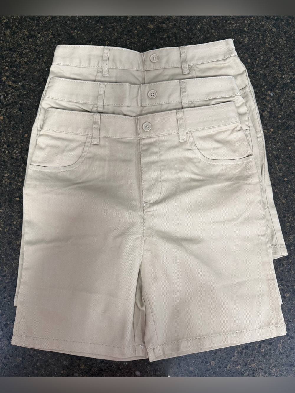 NWOT French Toast Khaki Tan School Uniform BUNDLE SET LOT Kids Boys Girls Shorts